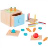 Tooky Toy - Montessori box vkládačka 4v1