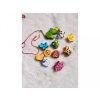 Tooky Toys - Dřevěné provlékání - zvířátka z farmy