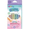 Colorino - pastelové popisovače se třpytkami, kulaté - 6 barev