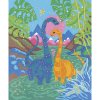 Janod  - Atelier Sada Maxi Malování s čísly Dinosauři
