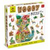 Ludattica - Dřevěné puzzle Domácí zvířátka - Woody