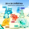 Mideer - BAREVNÁ MAGNETICKÁ STAVEBNICE - ZVÍŘÁTKA 40 KS