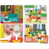 Dřevěné puzzle - Vilac - Domeček - 24 dílů