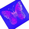3756 creatissimo plastova sablona mandala motyl 30 x 30 cm