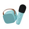 La Larma-Bluetooth Karaoke set mikrofón a reproduktor Modrý