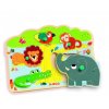 DJECO - Vkládací puzzle - Zvířátka z džungle se zvuky