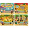Vilac - Dřevěné puzzle - Zoo - 24 dílů