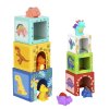 Tooky Toy - Skládací kostky - Dinosaurus