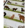 Chytrá opička - Dětské trio puzzle - Zvířátka ze statku NOVÁ EDICE