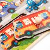 Dřevěné puzzle s úchytkami - Mideer - Doprava