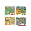 Mideer - Designové puzzle v kufříku - Evropa - 180 dílů