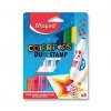 Fixy s razítky- Maped - COLOR´PEPS DUO STAMP - 8 barev