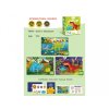Puzzle s pytlíčky na uložení a certifikátem - Mideer - LEVEL 04 - Dinosauři