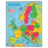 Bigjigs Toys Dřevěné puzzle mapa Evropy 25dílků