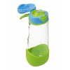 b.box - Sport lahev na pití 600 ml - modrá/zelená