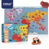 Mideer - Mapa světa - magnetický set