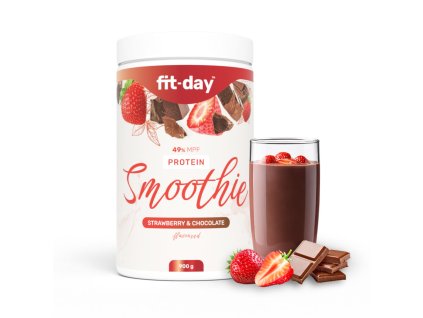 Fit day MPF Protein Smoothie Jahoda čokoláda 900 g
