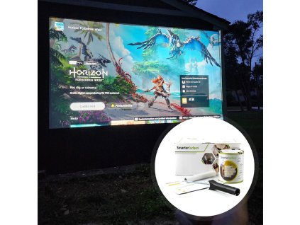 outdoor projector screen paint