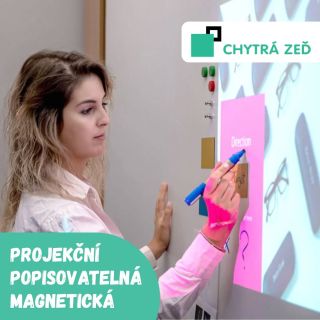 👍🏽 Projekční nátěr Chytrá zeď je speciálně připravený pro perfektní dojem z projekce, bez odlesků a s výraznými barvami....