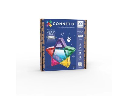 Connetix Tiles Light Star magnetická stavebnice (28 ks)