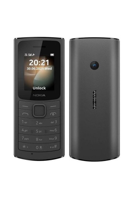 Nokia 105 DS Black 2021 (Asia spec+EU charger)