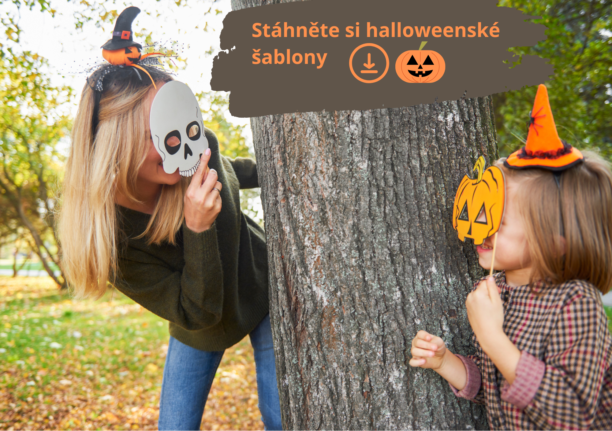 Stáhněte si halloweenské masky