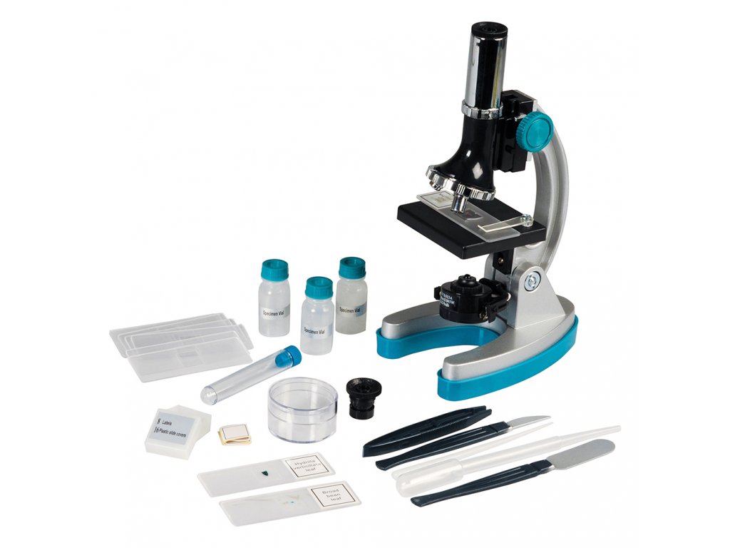 Odolný mikroskop GeoSafari® MicroPro™ a příslušenství (48 kusů součástí setu)