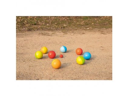 Hrací koule na Petanque pro děti - 9 kusů, průměr 6 cm