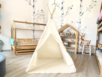 16038 detske teepee smetanove