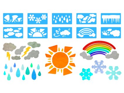 R58630 Weather Stencils RECTANGLE