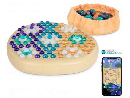 Relaxační mandala s průsvitnými kuličkami (+app)