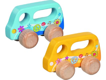 Ergonomické dřevěné autíčko Van Ibiza
