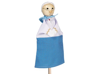 7360 babicka manasek drevo bavlna 27 cm