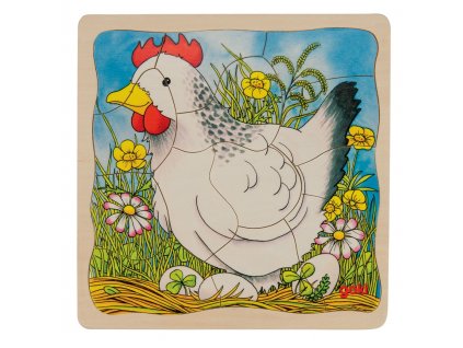 7630 kuratko 4 vrstve puzzle 20 x 20 x 1 5 cm 44 dilu