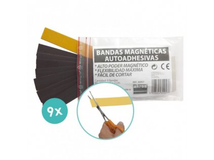 adhesive magnetic bands