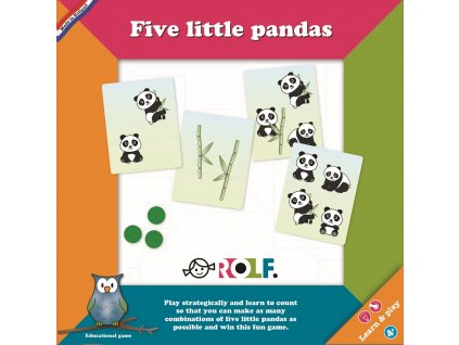 8221 spolecenska hra na procvicovani poctu pet malych pand