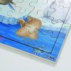 "Živé" dřevěné puzzle Zvířátka z antarktidy Rolf + aplikace k "oživnutí"