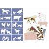 R58634 Barnyard Stencils and Paper Set
