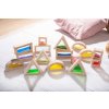 Smyslové bloky TickiT Sensory blocks, 16 kusů