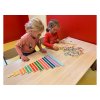Dřevěná oboustranná skládačka Hra s barvami