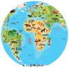 pol pl Pilka Balonowa Globus Kontynenty ze zwierzatami 44008 2