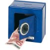 Dětská kovová pokladnička Trezor s kódovým zámkem - modrá