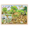 6286 zivot v prirode drevene puzzle s ramem 96ks 40 x 30 cm