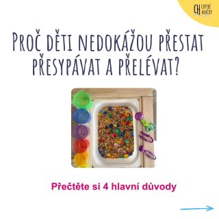 Pro nás možná nepořádek 🫣 Pro děti jedna z nejdůležitějších forem hry ✨ Přesypávání, přelévání a nabírání děti nepřitahuje...