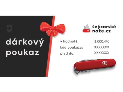 Dárkový poukaz 1.000, Kč