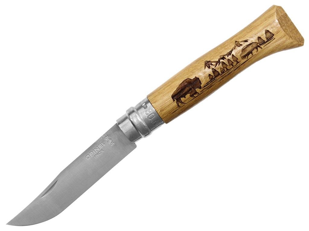 Nůž Opinel VRI 8 Animalia Bison