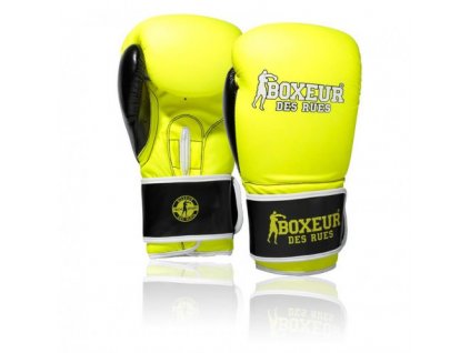 boxerske rukavice fluo yellow boxeur des rues