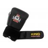 3821 5 detske boxerske rukavice king fighter 4 oz cerne