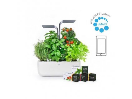 VÉRITABLE® CONNECT, INFINITY SILVER chytrý květináč + 4 Lingot náplně pro pěstování