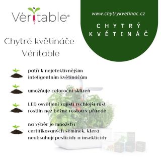 Nám podzim nevadí. Pěstujeme celoročně! Představujeme Vám chytré květináče značky Véritable a Click and Grow. Více info na...